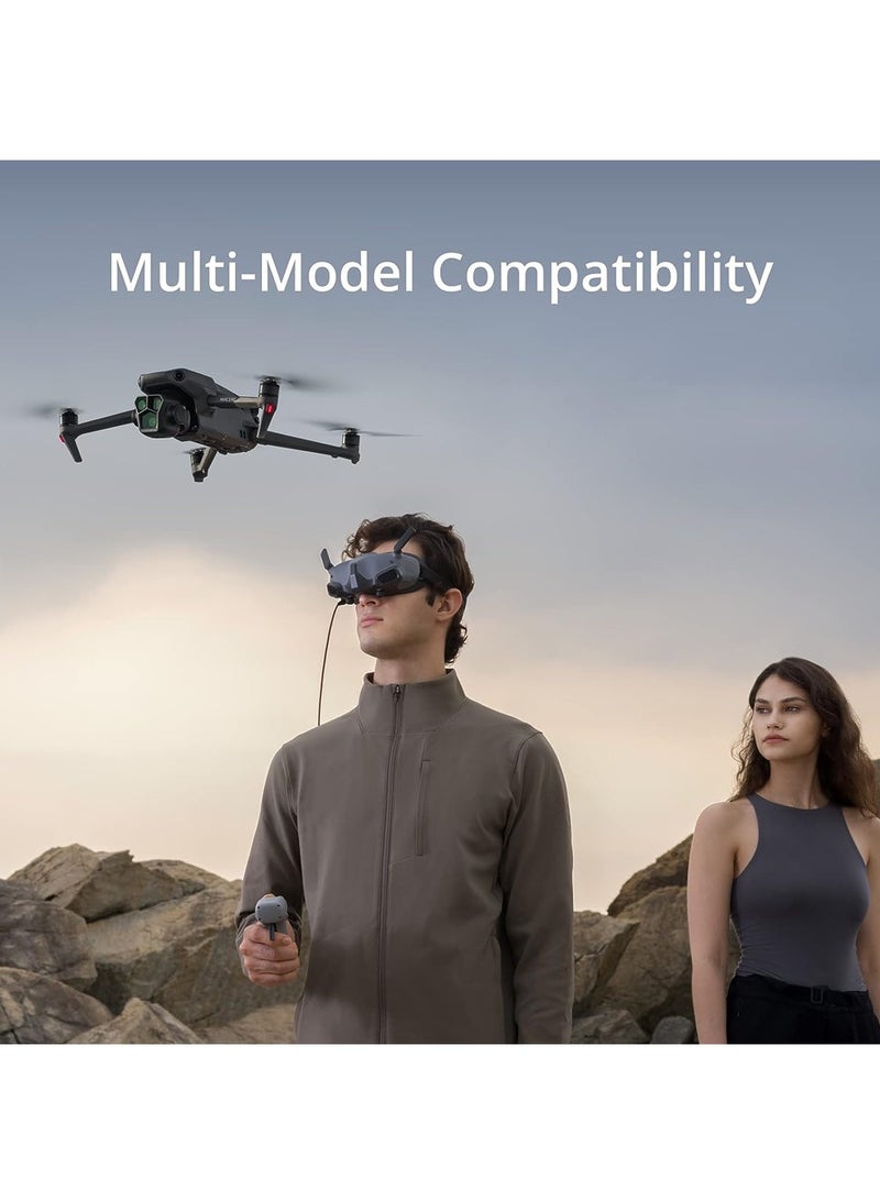 غطاء حماية سيليكون متوافق مع جهاز DJI Avata RC مع وحدة التحكم بالحركة FPV غطاء واقي سيليكوني مضاد للسقوط لغطاء وحدة التحكم Rocker Grip حامي الجلد لأحزمة وحدة التحكم - Image 2
